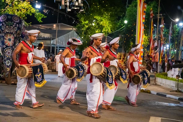 Colombo Sri Lanka Febfuary 2023 Gran Procesión Festiva Carnaval Con — Foto de Stock