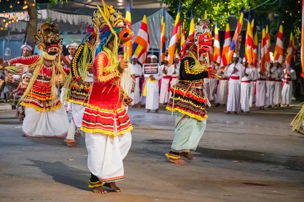 Colombo Sri Lanka Febbraio 2023 Grande Carnevale Processione Festiva Con — Foto Stock