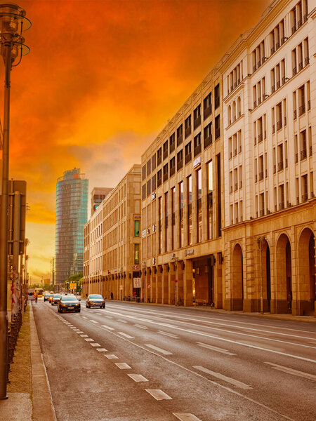 Берлин, Германия 15 июня 2021 года. Вид с воздуха на Берлин в центре города