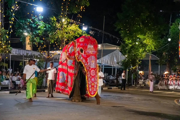 Коломбо Шри Ланка Февраля 2023 Года Большая Карнавальная Праздничная Процессия — стоковое фото