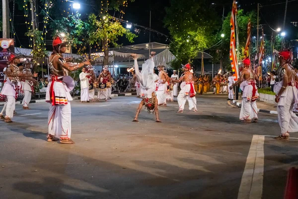 Colombo Sri Lanka Febbraio 2023 Grande Carnevale Processione Festiva Con — Foto Stock