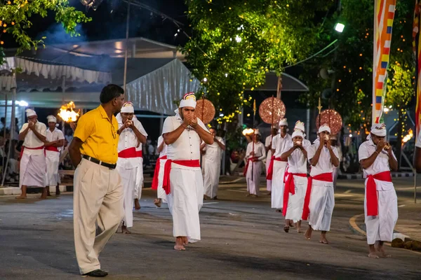 Colombo Sri Lanka Febfuary 2023 Grande Procissão Festiva Carnaval Com — Fotografia de Stock
