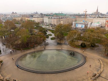 Viyana, Avusturya, 6 Nisan 2019. Şehir merkezi. Avrupa seyahat kavramı