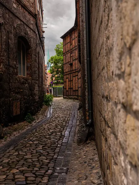 Quedlinburg Sajonia Anhalt Alemania Julio 2021 Pequeña Ciudad Con Antiguas — Foto de Stock