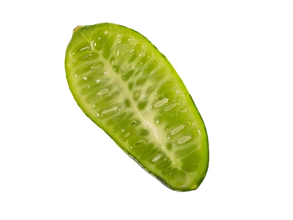 Cucamelon Melothria Scabra Mexikani Minimelone Mausmelon Half Cut Cucumbers Long — Stock Photo, Image