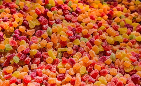Banyak Warna Manis Jelly Juicy Marmelade Latar — Stok Foto