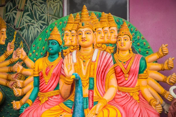 Beruwala Sri Lanka Lutego 2023 Hinduscy Bogowie Obrazują Figury Małym — Zdjęcie stockowe