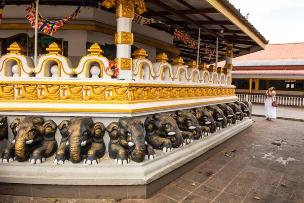 Beruwala Sri Lanka February 2023 Gigantic Buddha Statue Kande Viharaya — Stock Photo, Image