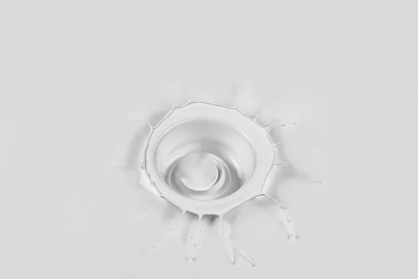 collection of various milk splashes on white background. cosmetics milk, white paint splash, perfume, drop and hit concept.