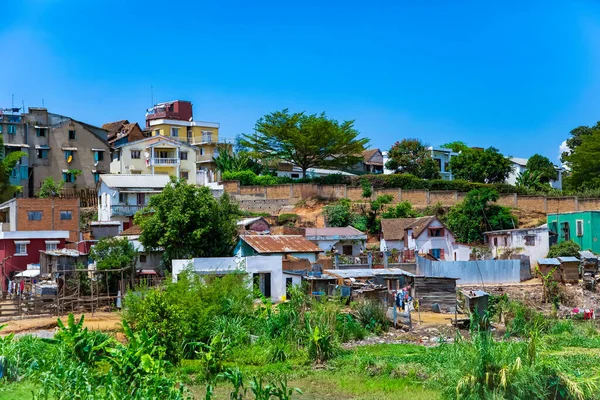 Antananarivo Madagascar Octubre 2023 Calle Antananarivo Capital Ciudad Más Grande — Foto de Stock