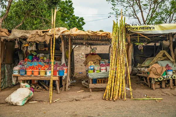 Аруша Танзанія Африка Вид Вулицю Звичного Повсякденного Життя Місцевих Жителів Ліцензійні Стокові Фото