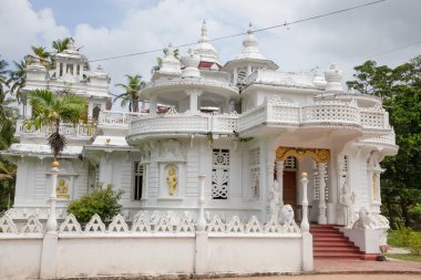 Balapitya Purana Viharay, Sri Lanka. 07 numara. 02 numara. 2023 Sri Pushparama Maha Viharaya Eski Budist tapınağı kompleksi, Balapitiya, Welitara Bölgesi, Güney Bölgesi, Sri Lanka, Asya