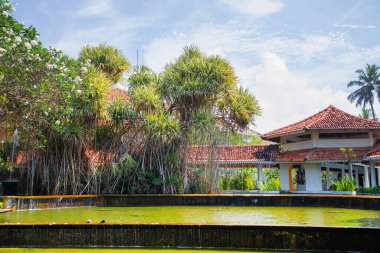 Kalutara, De Abrew Bulvarı, Waskaduwa. 11.02. 2023 Sri Lanka. Sri Lanka 'daki Oceanfront Otel ve Spa Oteli.