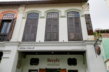 Kuala Lumpur, Malaysia. 07.08.2024. view of the city. Capital of Malaysia, tourist center, Kuala Lumpur. ancient facades of low rise buildings in Chinatown clipart