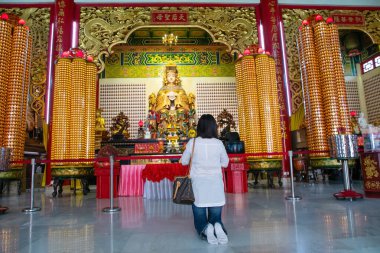 Kuala Lumpur, Malezya. 07.08.2024 en büyük Budist tapınağı Thean Hou, Kuala Lumpur.