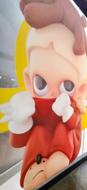 Berlin, Germany. August 11, 2025 .Pop mart store in Berlin. Pop Mart Chinese toy company known for selling collectable designer toys in blind box. People queue for collectible popular toys