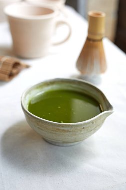 Matcha çırpmalı Japon Matcha