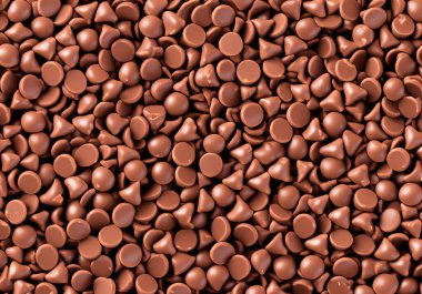 Lezzetli çikolata parçalarını kapat.