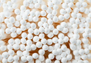 Cotton Buds 'ı kapat, seçici odaklanma