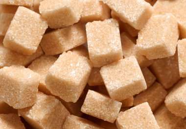 Esmer şeker ve şeker küpü