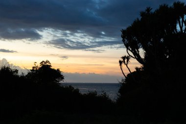 Koh Sichang Chonburi, Tayland 'da gün batımı