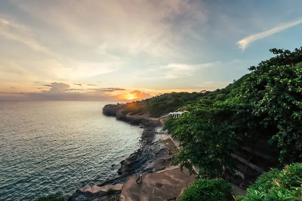 stock image a Beuatiful View Point at koh sichang, Thailand