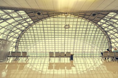 Bangkok, Tayland - 21 Temmuz 2024: Suvarnabhumi Havaalanı