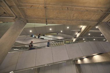 Bangkok, Tayland - 21 Temmuz 2024: Suvarnabhumi havaalanı