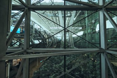 Bangkok, Tayland - 21 Temmuz 2024: Suvarnabhumi havaalanı