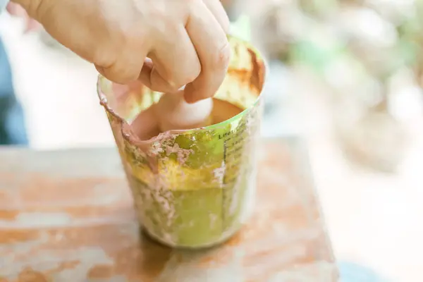 stock image Ceramic workshop.  The process of creating pottery.