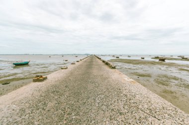 Sriracha 'nın deniz manzarası, Chonburi, Tayland