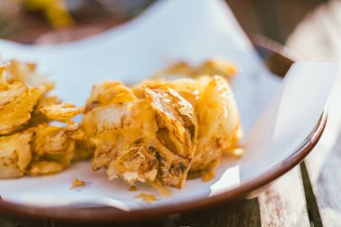 Ev yapımı FriedOnion, seçici odaklanma