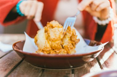 Ev yapımı FriedOnion, seçici odaklanma