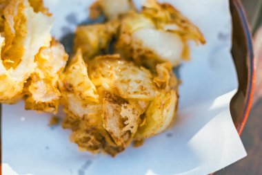 Ev yapımı FriedOnion, seçici odaklanma