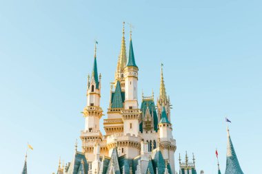 Tokyo Disneyland, Tokyo, Japonya 'da bir şato.