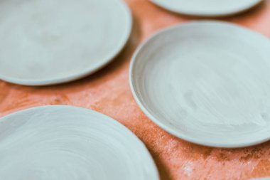 Çamur çömlek seramik ürünleri, çömlek yapma süreci..