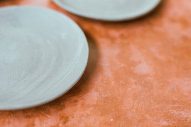 Çamur çömlek seramik ürünleri, çömlek yapma süreci..
