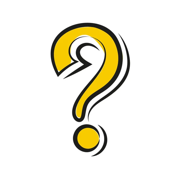 Εικόνα Ερωτημάτων Στυλ Κινουμένων Σχεδίων Σύμβολο Βοήθειας Συχνές Ερωτήσεις Λευκό — Διανυσματικό Αρχείο
