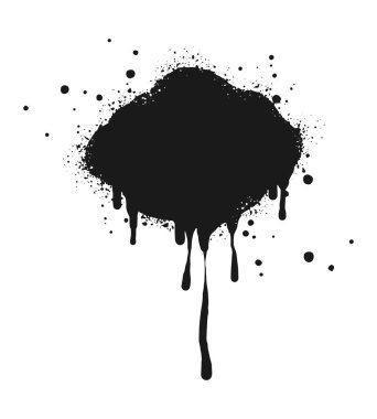 Soyut arkaplan. Grafiti afişleri, mürekkep lekeleri, mürekkep lekeleri. Beyaz Arkaplan 'da sprey boya vektör elementi izole edildi. vektör illüstrasyonu