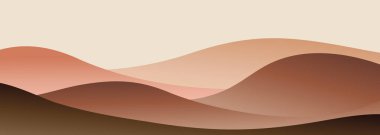 Dağ manzarası. yaratıcı minimalist modern sanat baskısı. Dağlar, tepeler ve ormanlar. baskı sanatı, poster, kapak, afiş