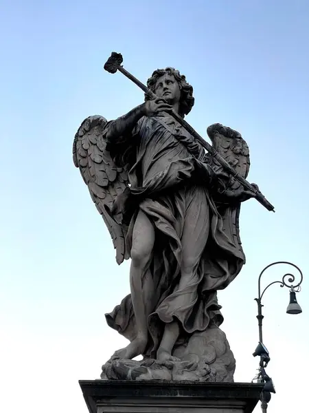 Statua Angelo Roma — Foto Stock