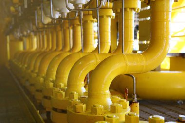 Üretim, petrol ve doğalgaz platformu ve otomasyon sistemi, petrol ve doğalgaz sanayiindeki operatör denetim ürünleri tarafından kontrol edilen boru hatları.