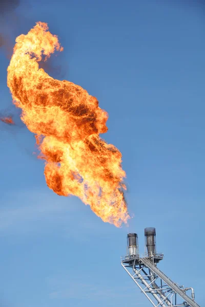 Kőolaj Földgáz Kitermelésére Szolgáló Tengeri Építkezési Platform Olaj Gázipar Kemény — Stock Fotó