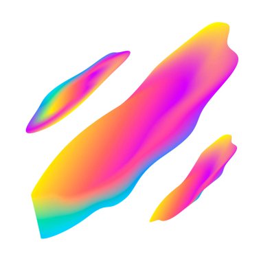 Pürüzsüz değişimlerle soyut renkli sıvı şekilleri