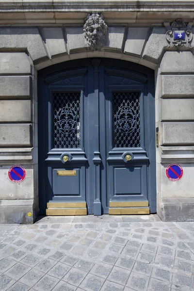 Париж Франция Июня 2023 Года Красивые Двери Парижа — стоковое фото