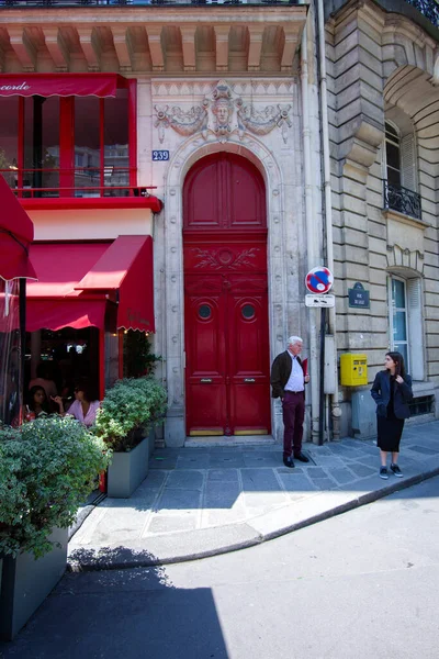 Παρισι Γαλλια Ιουνιου 2023 Όμορφες Πόρτες Του Παρισιού — Φωτογραφία Αρχείου