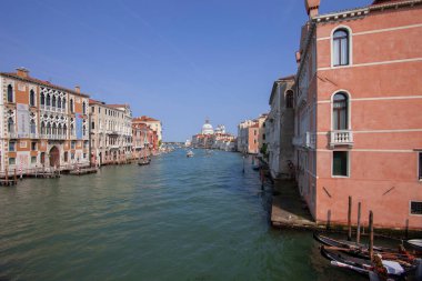 Venedik, İtalya - 08 Temmuz 2023 Venedik. Mimari