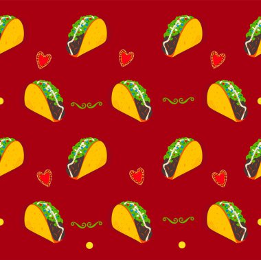 Taco 'nun Cinco de Mayonez Festivali malzemeleri..