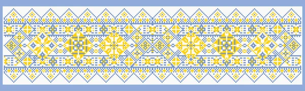 ウクライナ民族刺繍シームレスなパターン ベクトルイラスト — ストックベクタ