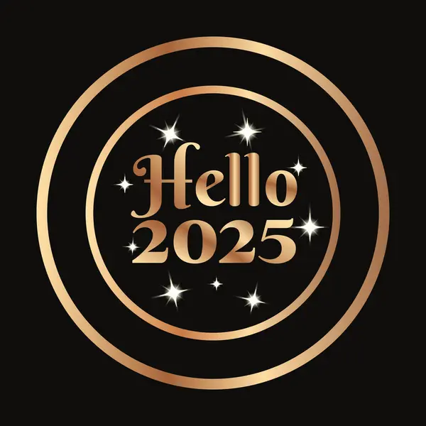 Merhaba 2025 yeni yıl konsepti.